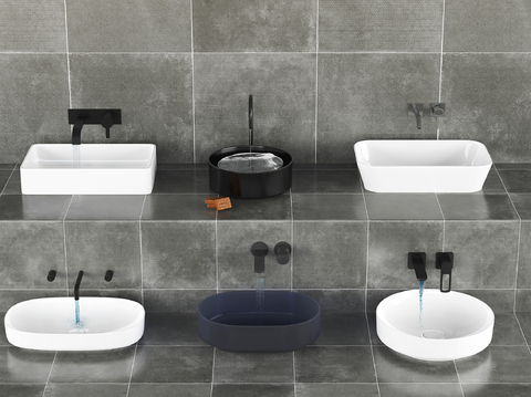 Modern sink faucet wash basin