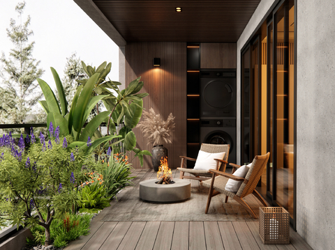 Modern Home Balcony Garden