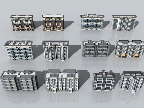 New Chinese-style Multi-storey Residential House