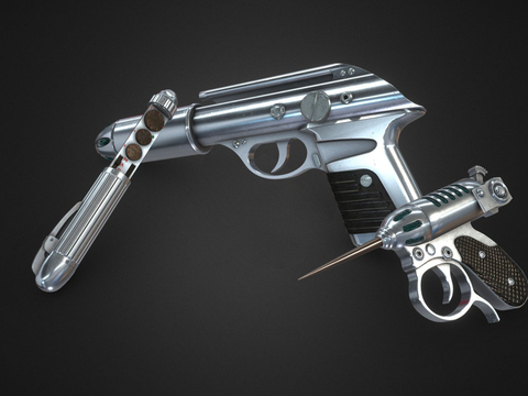 science fiction pistol