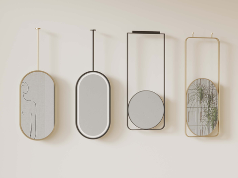 Modern Hanging Mirror Makeup Mirror