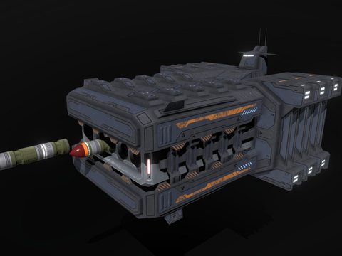 Scifi Orbital Torpedo Launcher