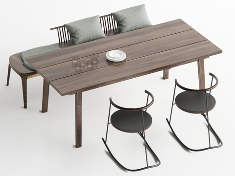 Quiet Wind Dining Table and Chair