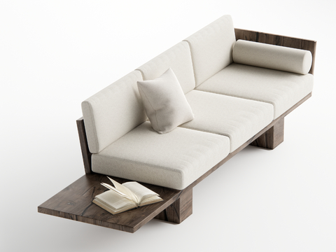 The Wabi-sabi Style Multi-Person Sofa