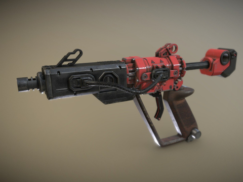 SCI-FI impact pistol