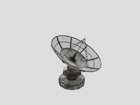 satellite antenna for scientific military research