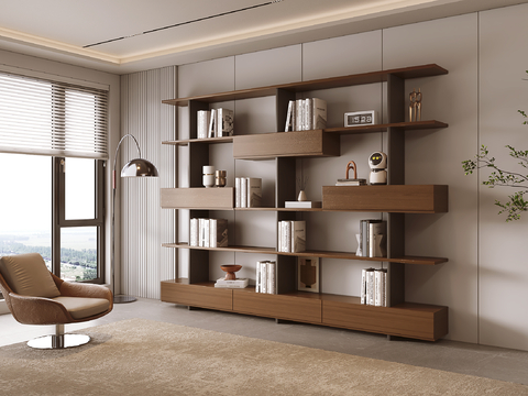 Modern Bookcase Locker