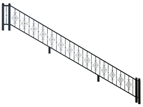 Jane European iron stair handrail