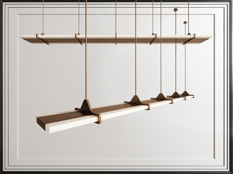 Affordable Luxury Style Long Strip Chandelier Minimalist Chandelier