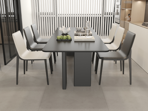 Italian Dining Table and Chair