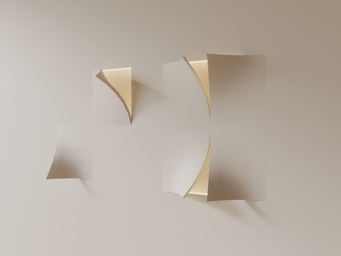 Modern gypsum wall lamp