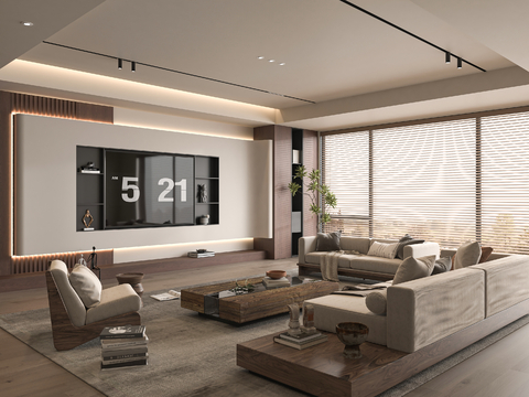 Middle Style Living Room