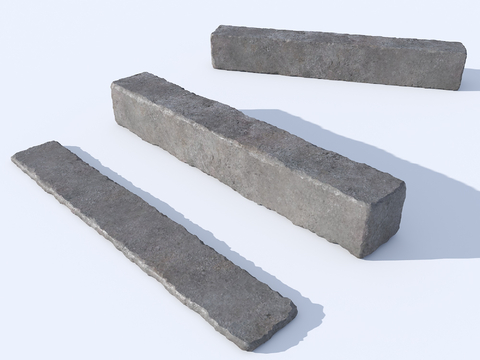 Modern Stone Sitting Stool Curb