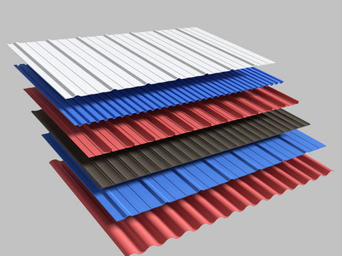 Color steel tile wave board