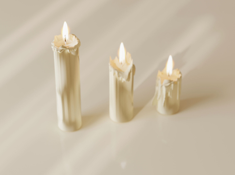 Modern candle ornaments