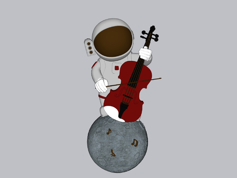 Character ornaments astronaut