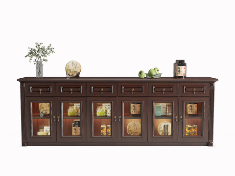 American Sideboard Tea Cabinet