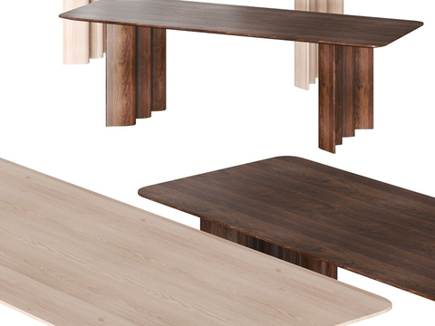 Log Style Dining Table Square Dining Table