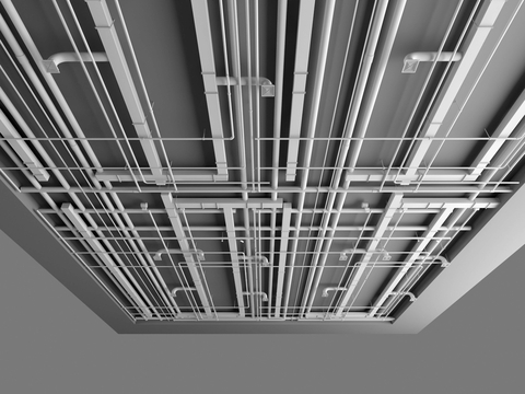 Industrial wind pipe ceiling