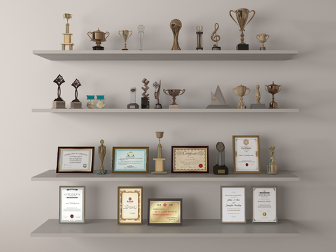 Trophy, Certificate of Honor, Certificate of Honor