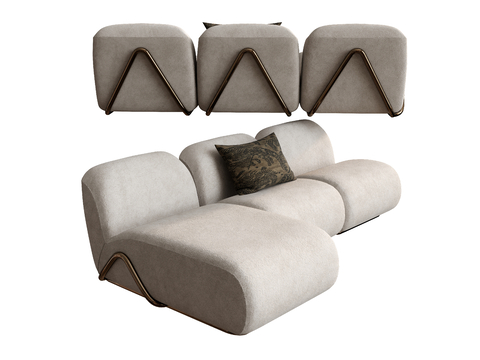 Modern Multiplayer Sofa Corner Sofa