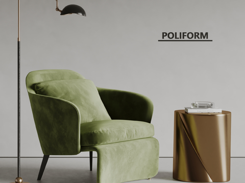 poliform modern lounge chair