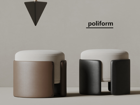 poliform modern sofa stool