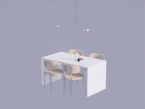 Modern Dining Table and Chair