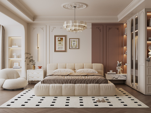 French Cream Style Bedroom Master Bedroom