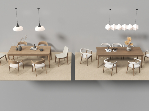 New Chinese Dining Table and Chair Rectangular Dining Table