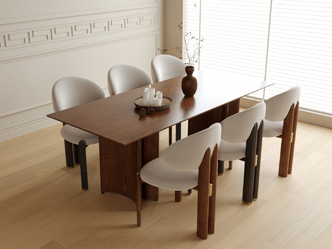 Modern Dining Table and Chair