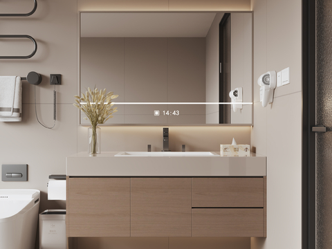 modern sink bathroom cabinet