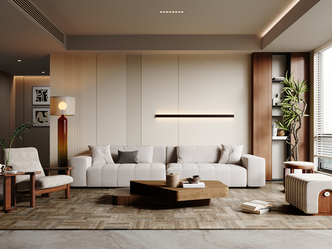 Middle Style Living Room