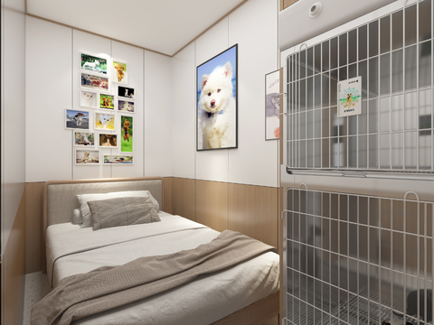 Hospital pet dog cage bedroom