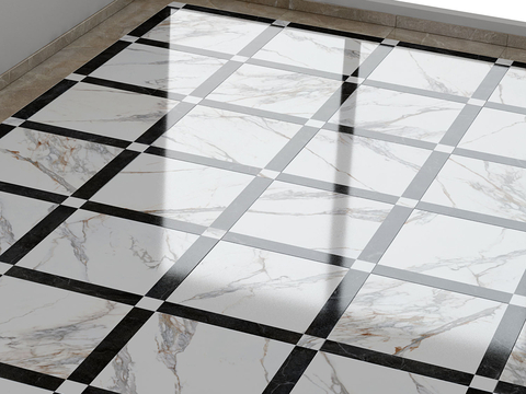 Checked floor tile Marble floor tile