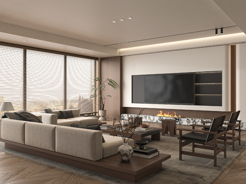 Middle Style Living Room