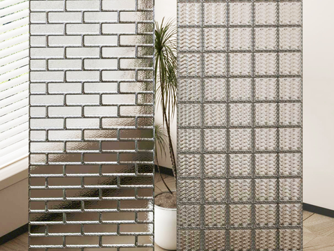 glass brick screen glass brick partition