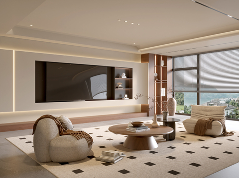 Middle Style Living Room