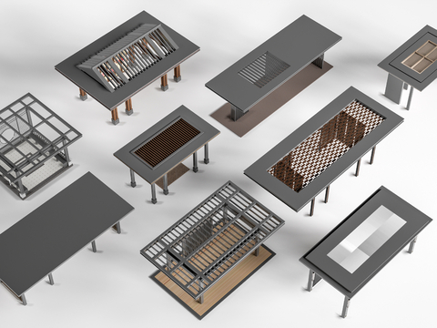 New Chinese Landscape Pavilion Rest Pavilion Gazebo