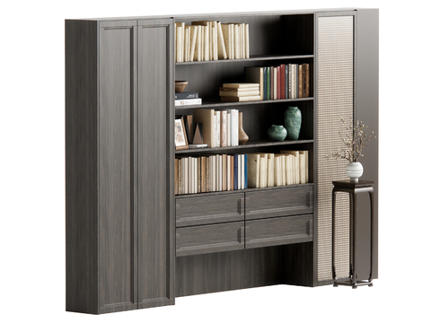 Middle Style Bookcase Bookshelf