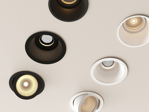 Spotlight bull's eye lamp