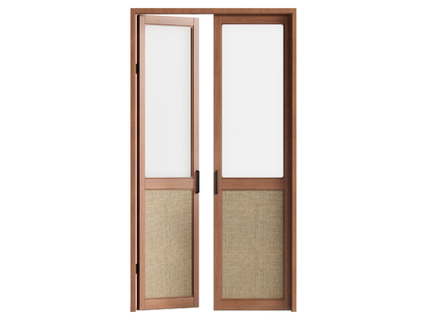 Middle style double door