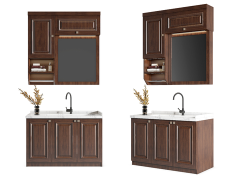 New Chinese Bathroom Cabinet Sanitary Cabinet