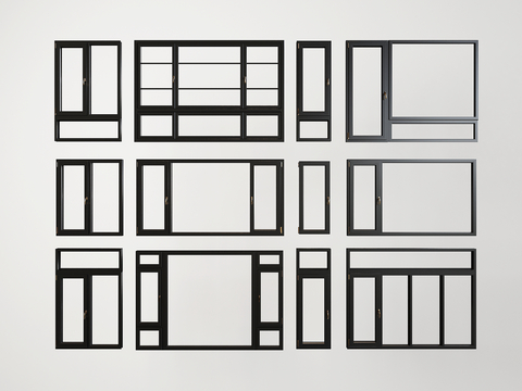 Modern windows casement window door