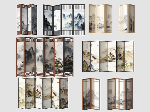 New Chinese Folding Screen