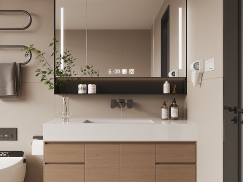 modern sink bathroom cabinet