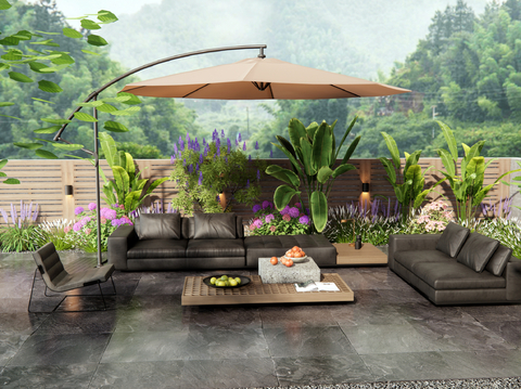 Modern Outdoor Sofa Patio Garden