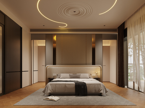 Master Bedroom Modern Villa