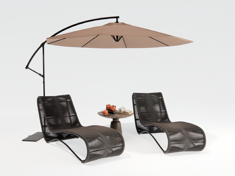 Modern Outdoor Lounger Beach Chair