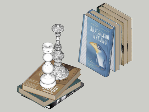 Book ornaments